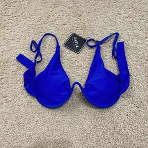 NWT Zaful Underwire Bikini Top (Blueberry Blue)